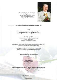 Leopoldine Aiglstorfer