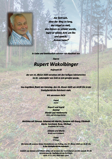 Rupert Wakolbinger