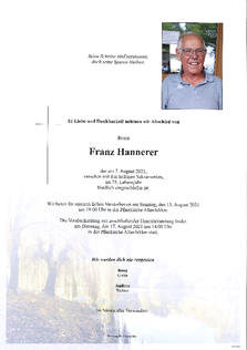 Franz Hannerer
