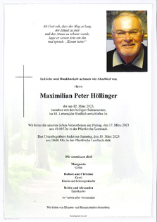 Maximilian Peter Höllinger