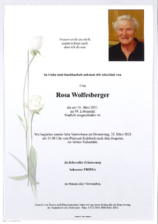 Rosa Wolfesberger
